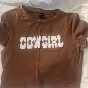 cowgirl crop top